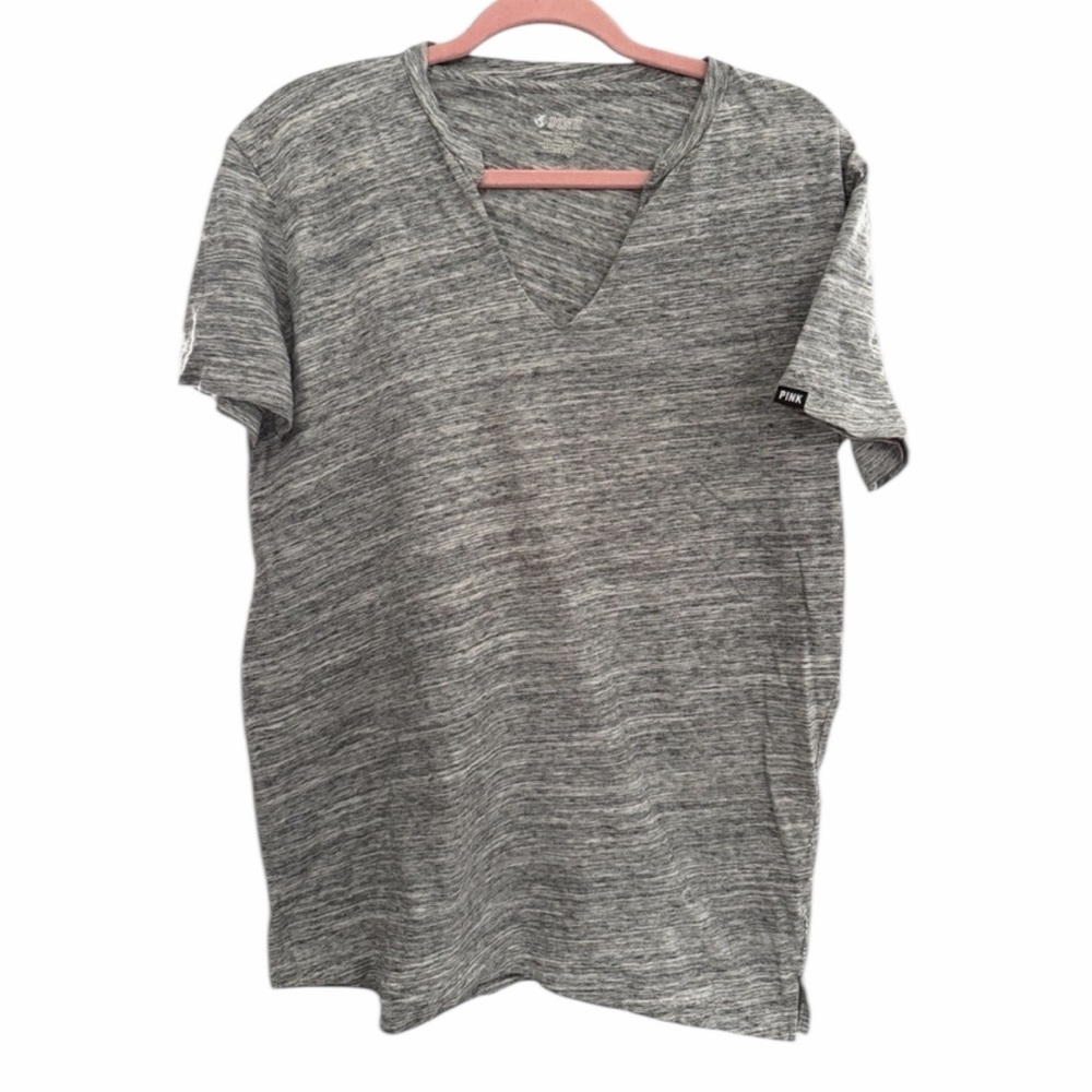 PINK Victoria's Secret Eco-Friendly Gray Tee - Size Small - PTP 20”